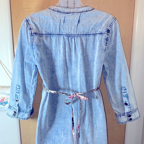 Celebrity Pink Jeans Stonewashed Denim Midi Dress - Picture 5 of 12